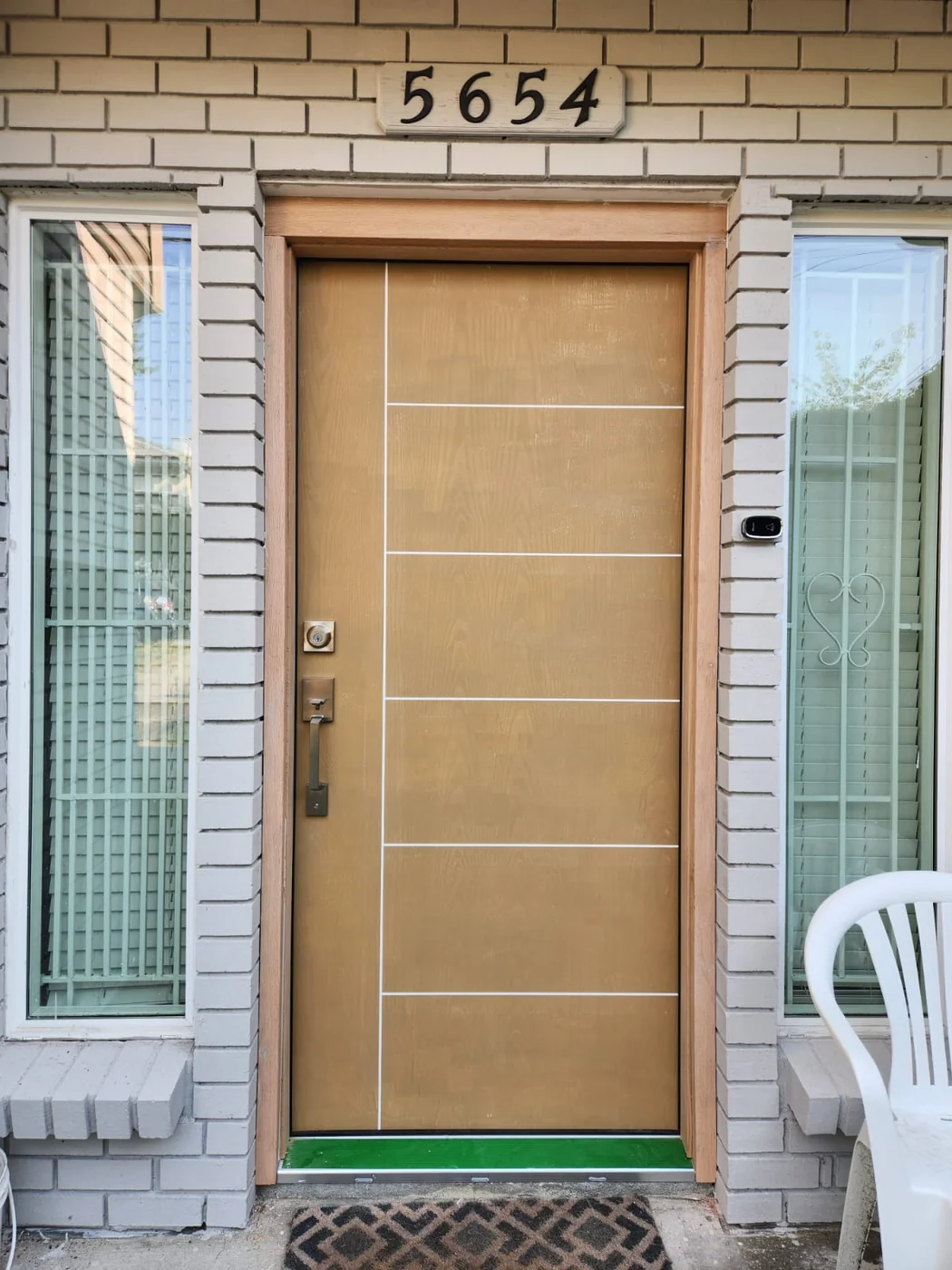 New residential entry door installed by A+ Doors Inc in Vancouver